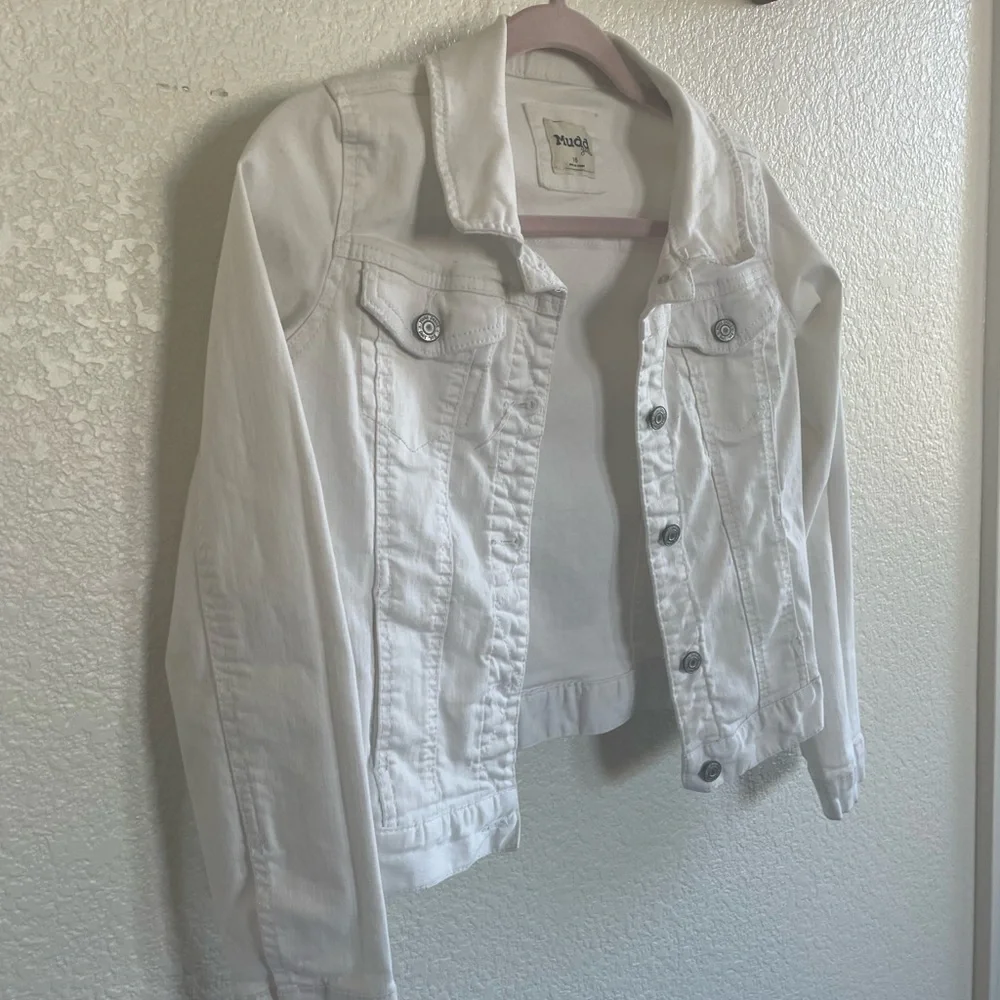 Mudd White Kids Jean Jacket